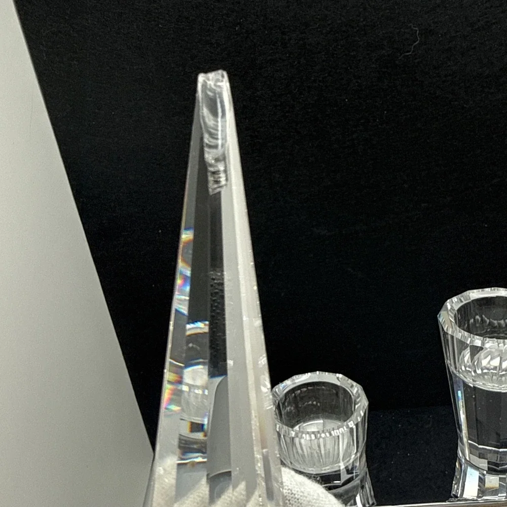 Swarovski Crystal Stalactite Candle Holder #182485 Andree Putman Design AS IS